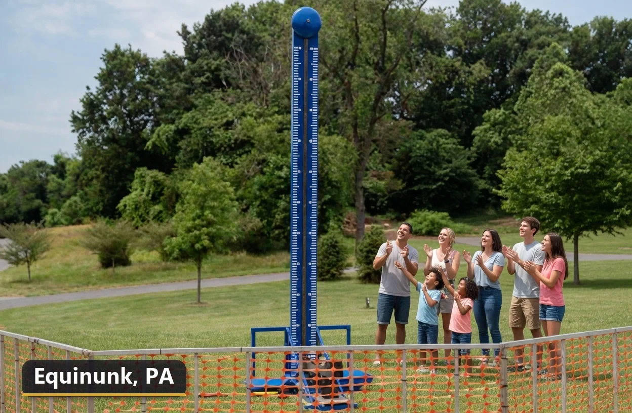 High striker carnival game rental in Equinunk, Pennsylvania for field days, parties and events
