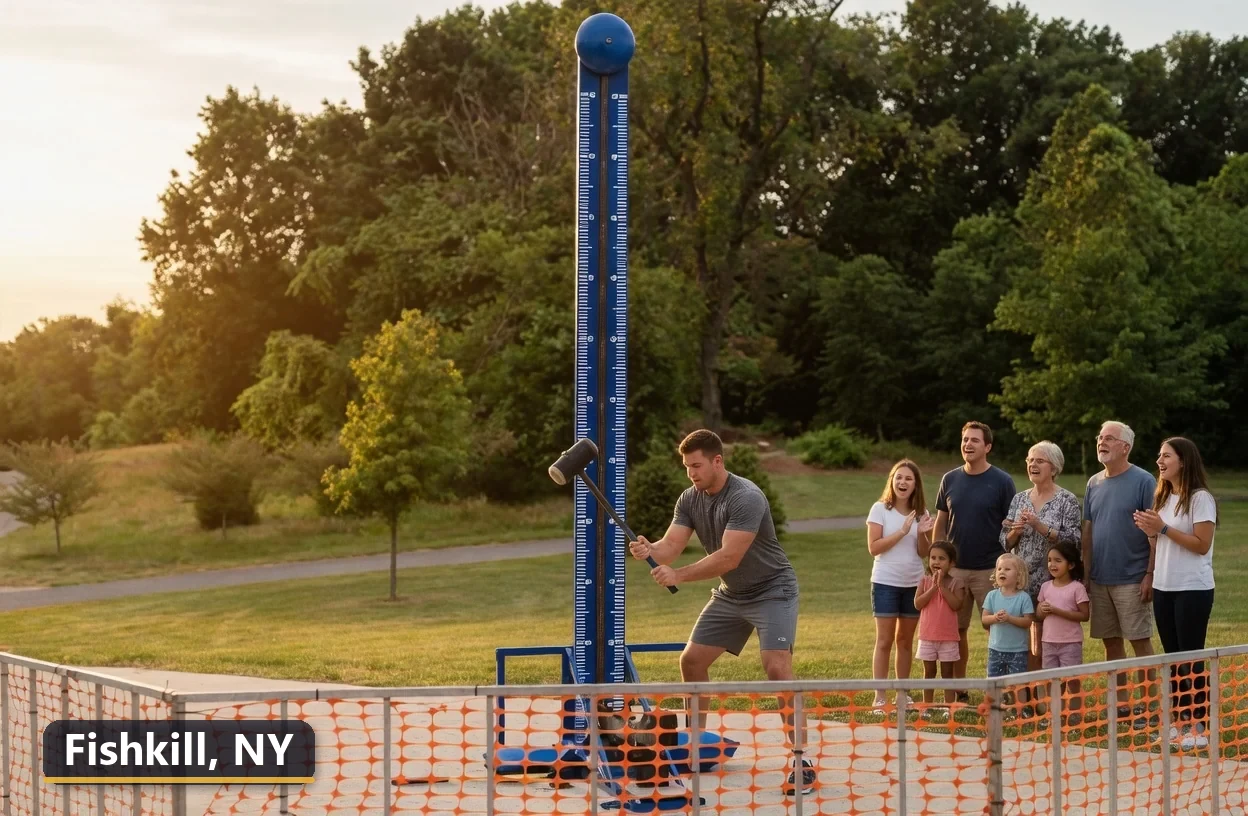 High striker carnival game rental in Fishkill, New York for field days, parties and events
