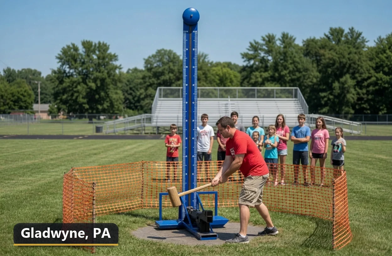 High striker carnival game rental in Gladwyne, Pennsylvania for field days, parties and events