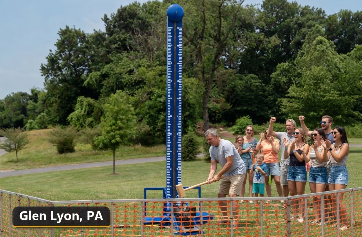 High striker carnival game rental in Glen Lyon, Pennsylvania for field days, parties and events