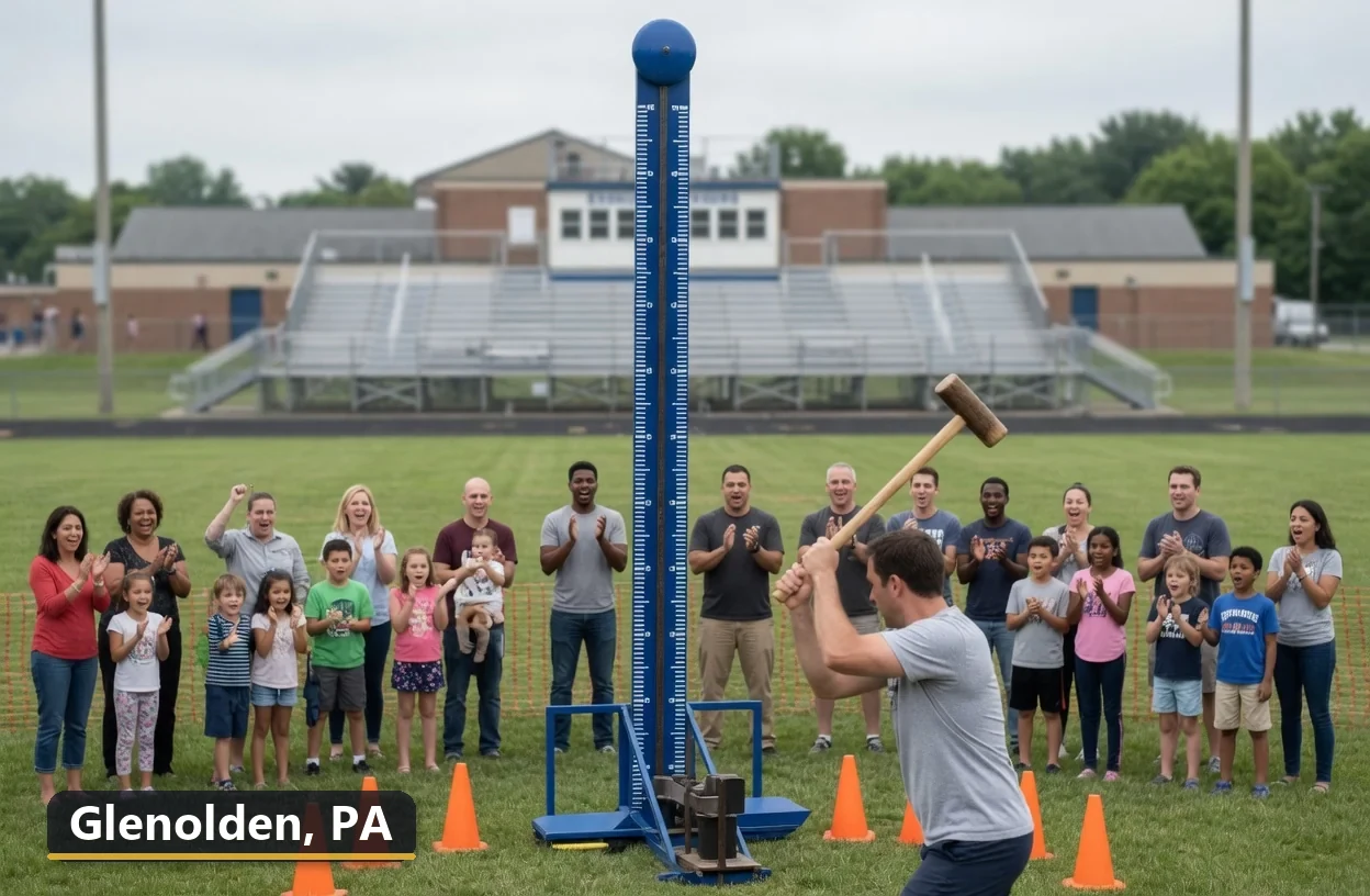 High striker carnival game rental in Glenolden, Pennsylvania for field days, parties and events