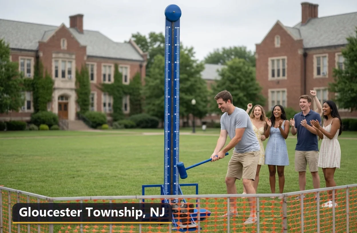 High striker carnival game rental in Gloucester Township, New Jersey for field days, parties and events
