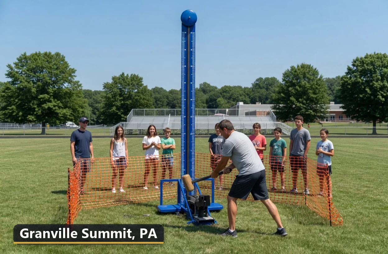 High striker carnival game rental in Granville Summit, Pennsylvania for field days, parties and events