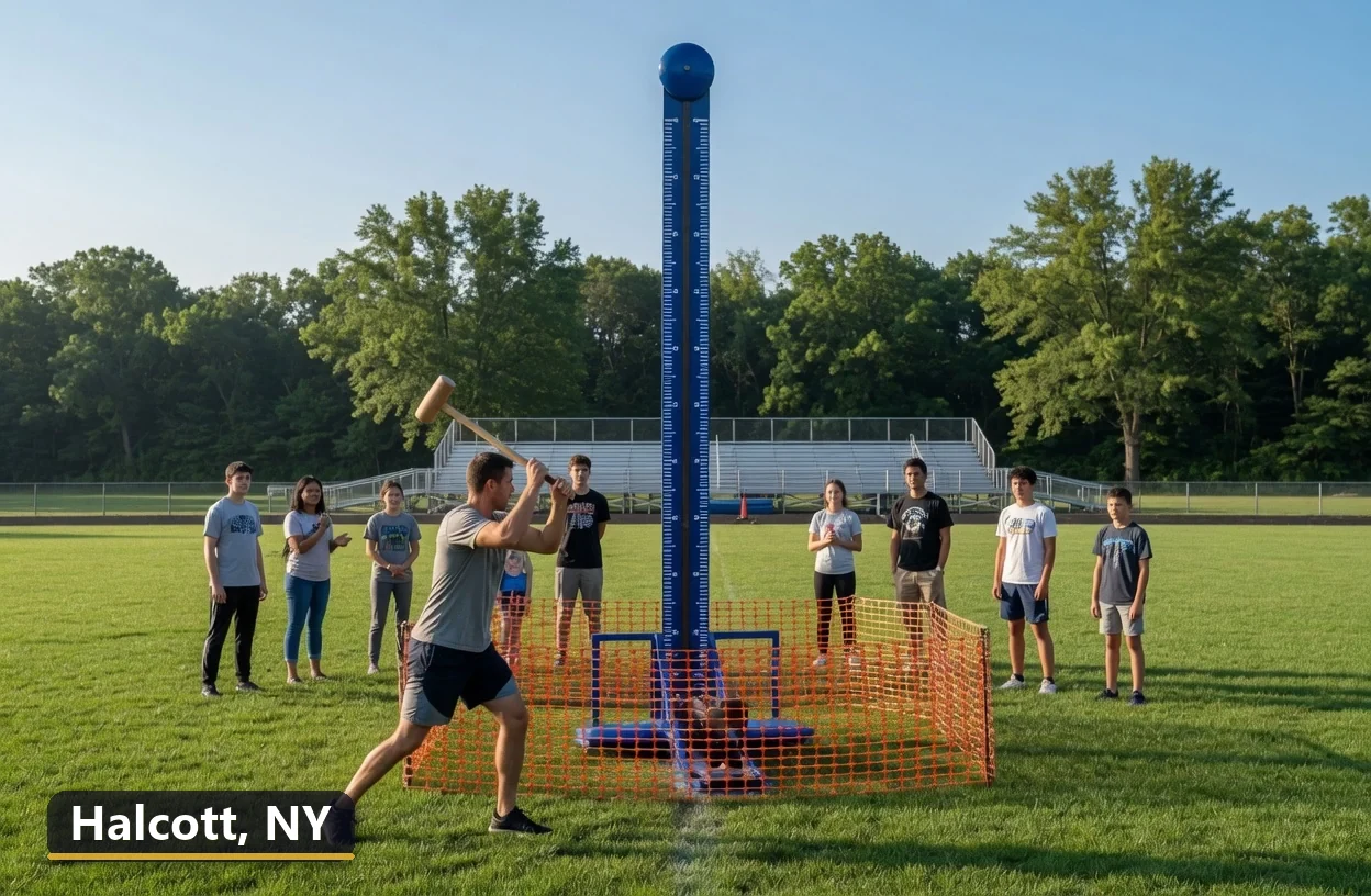 High striker carnival game rental in Halcott, New York for field days, parties and events