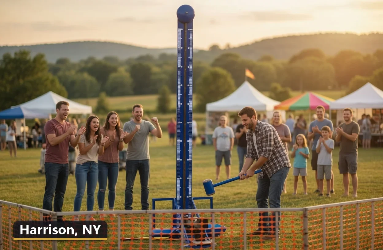 High striker carnival game rental in Harrison, New York for field days, parties and events