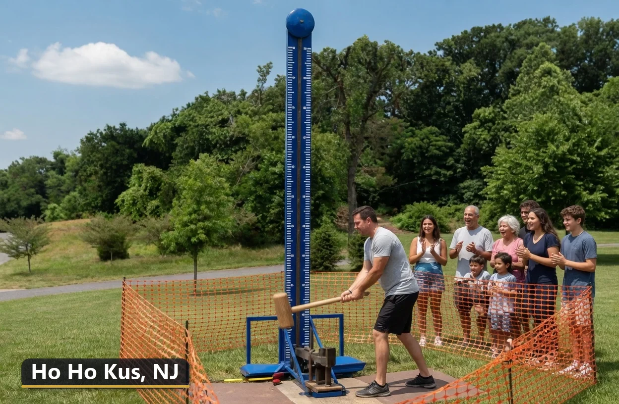 High striker carnival game rental in Ho Ho Kus, New Jersey for field days, parties and events