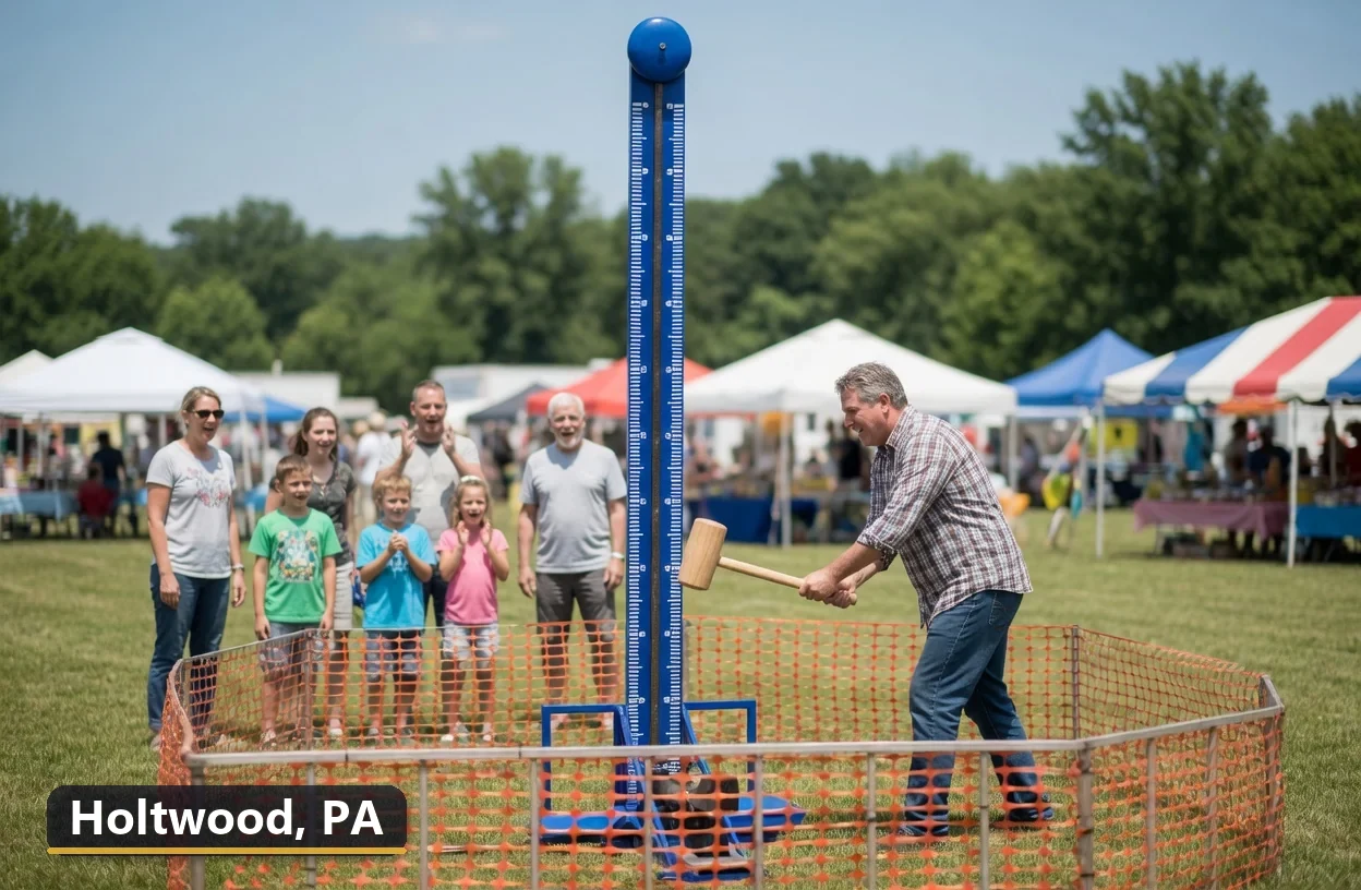 High striker carnival game rental in Holtwood, Pennsylvania for field days, parties and events