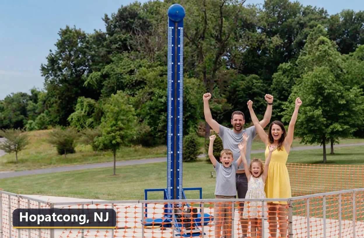 High striker carnival game rental in Hopatcong, New Jersey for field days, parties and events