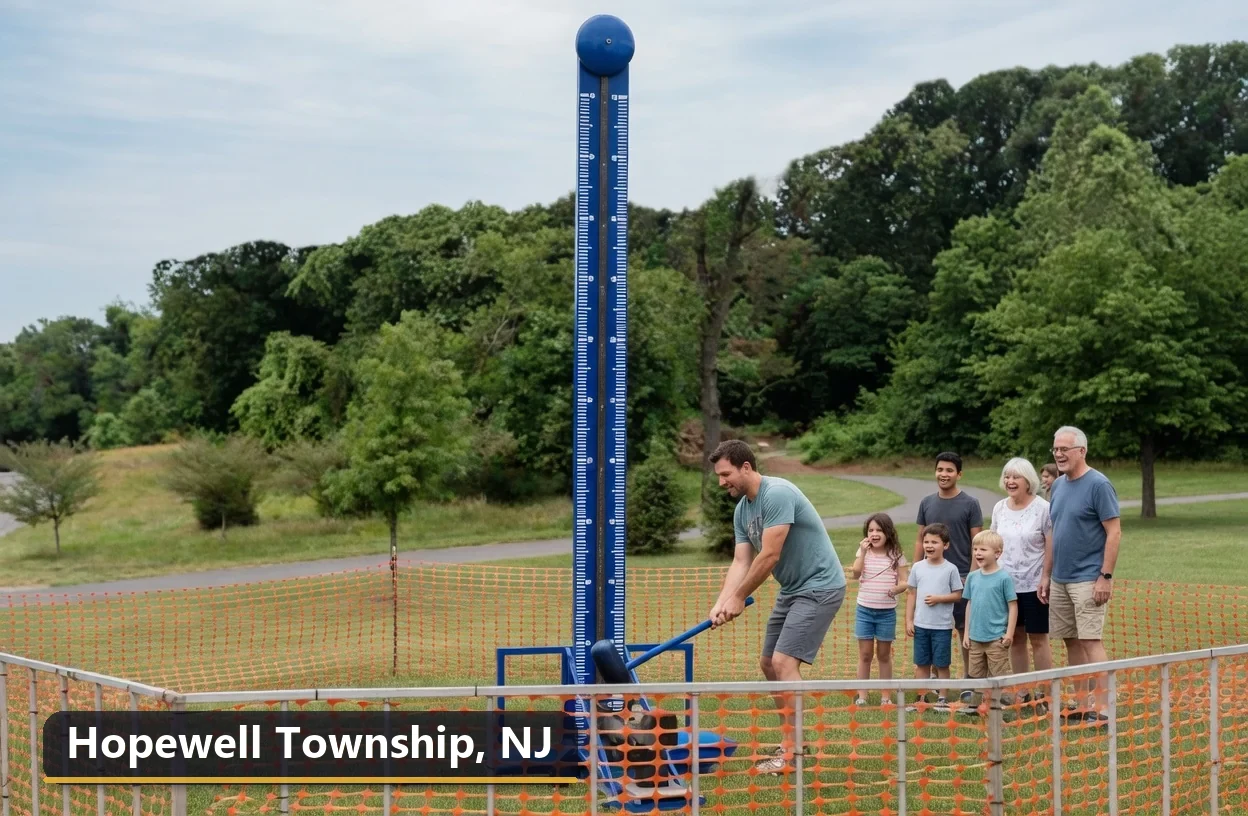 High striker carnival game rental in Hopewell Township, New Jersey for field days, parties and events