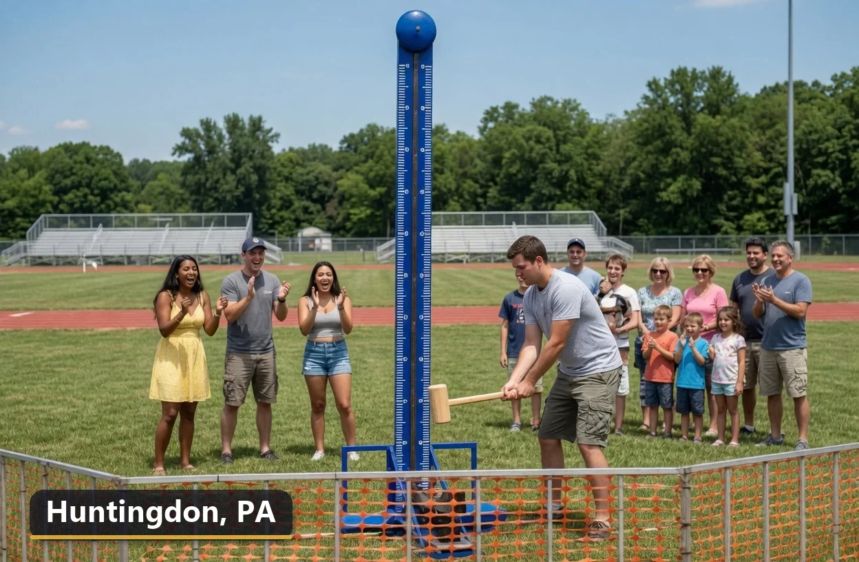 High striker carnival game rental in Huntingdon, Pennsylvania for field days, parties and events