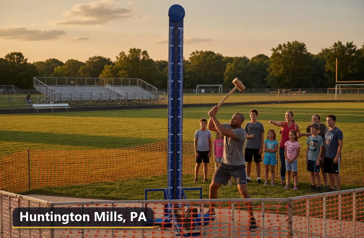 High striker carnival game rental in Huntington Mills, Pennsylvania for field days, parties and events