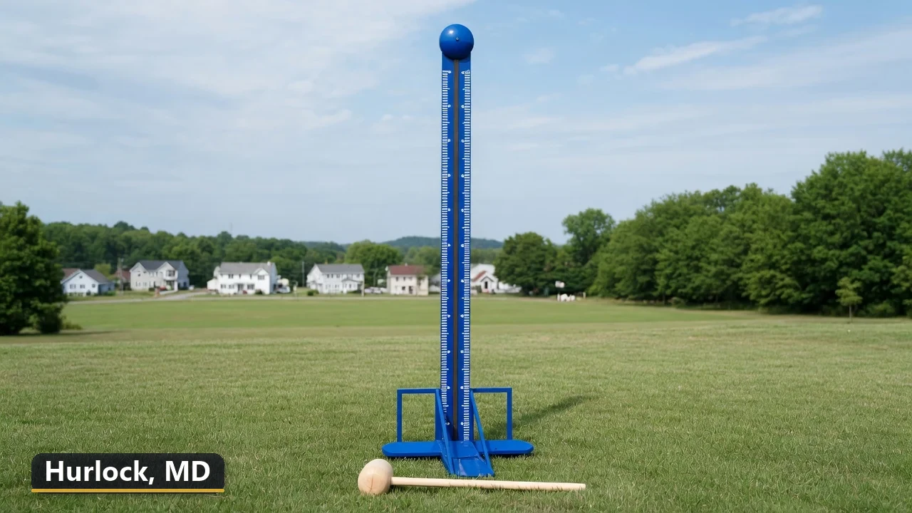 High striker carnival game rental in Hurlock, Maryland for field days, parties and events