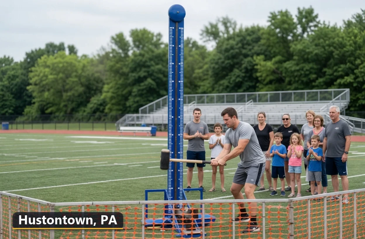 High striker carnival game rental in Hustontown, Pennsylvania for field days, parties and events