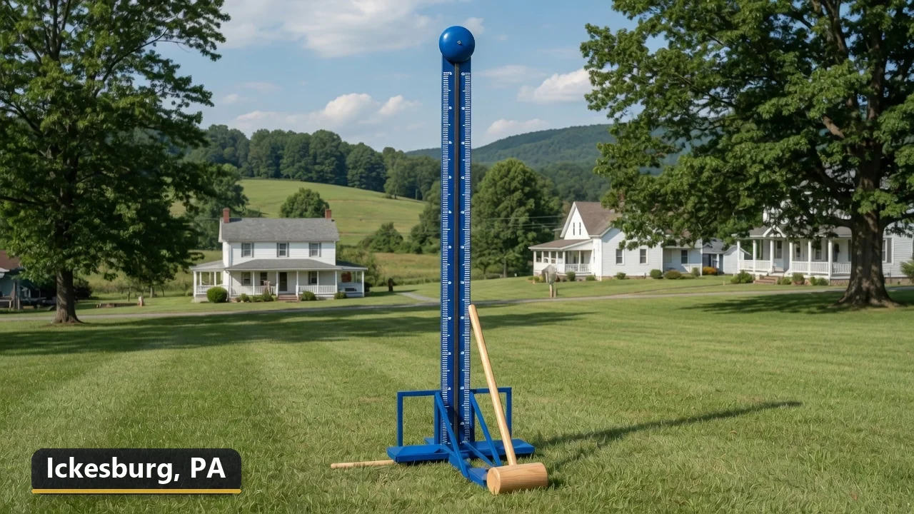 High striker carnival game rental in Ickesburg, Pennsylvania for field days, parties and events