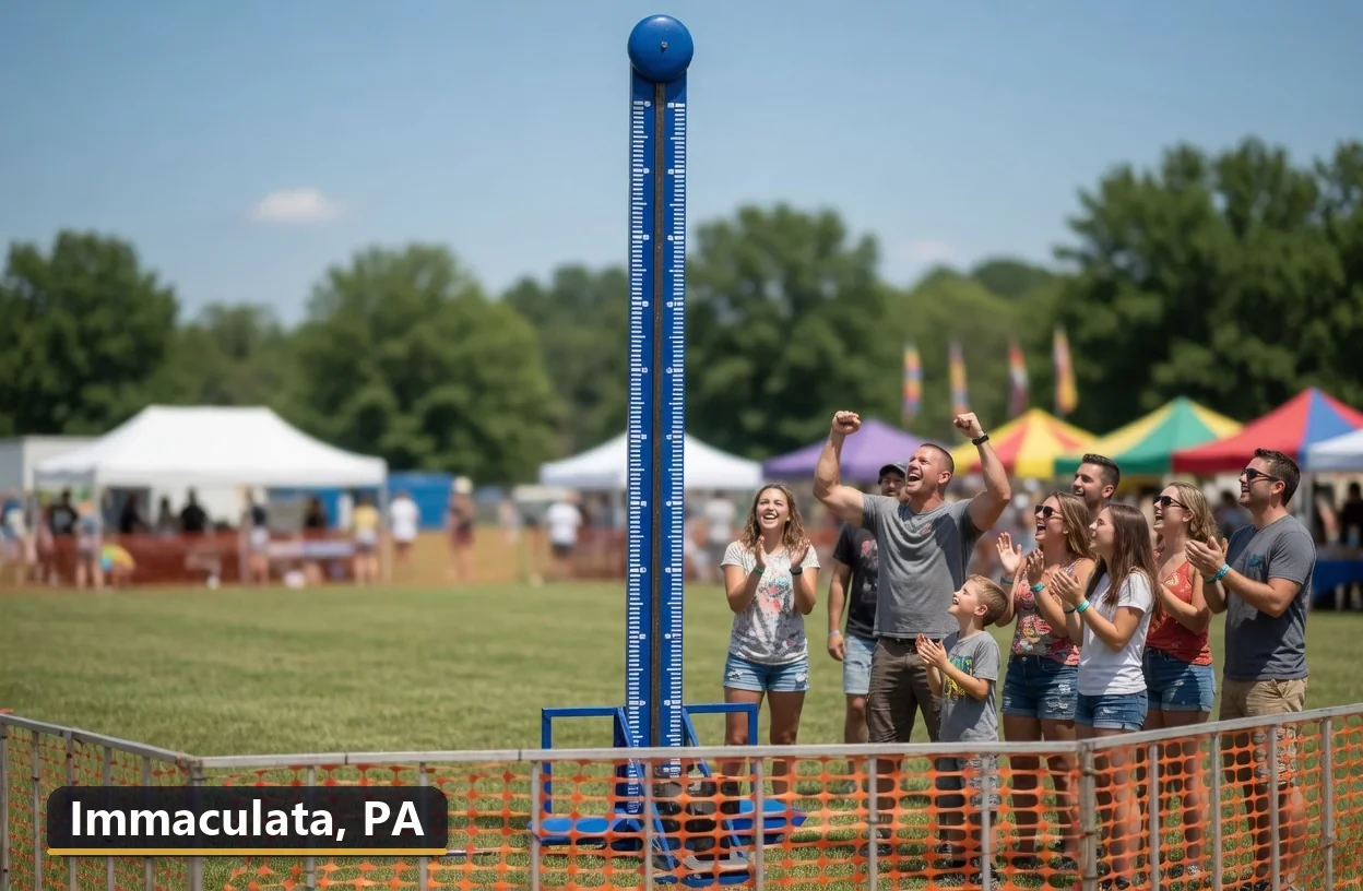 High striker carnival game rental in Immaculata, Pennsylvania for field days, parties and events