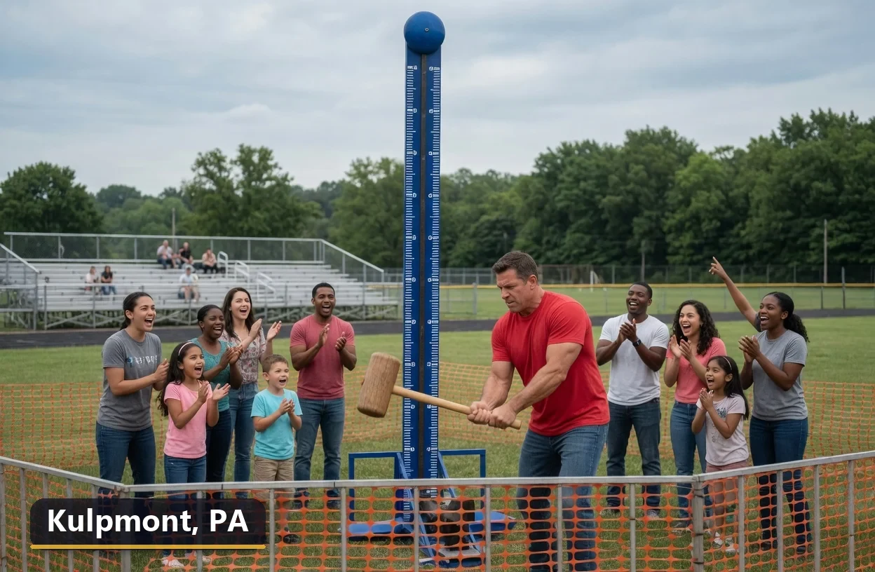 High striker carnival game rental in Kulpmont, Pennsylvania for field days, parties and events
