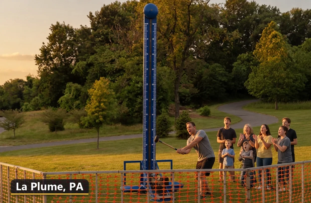 High striker carnival game rental in La Plume, Pennsylvania for field days, parties and events