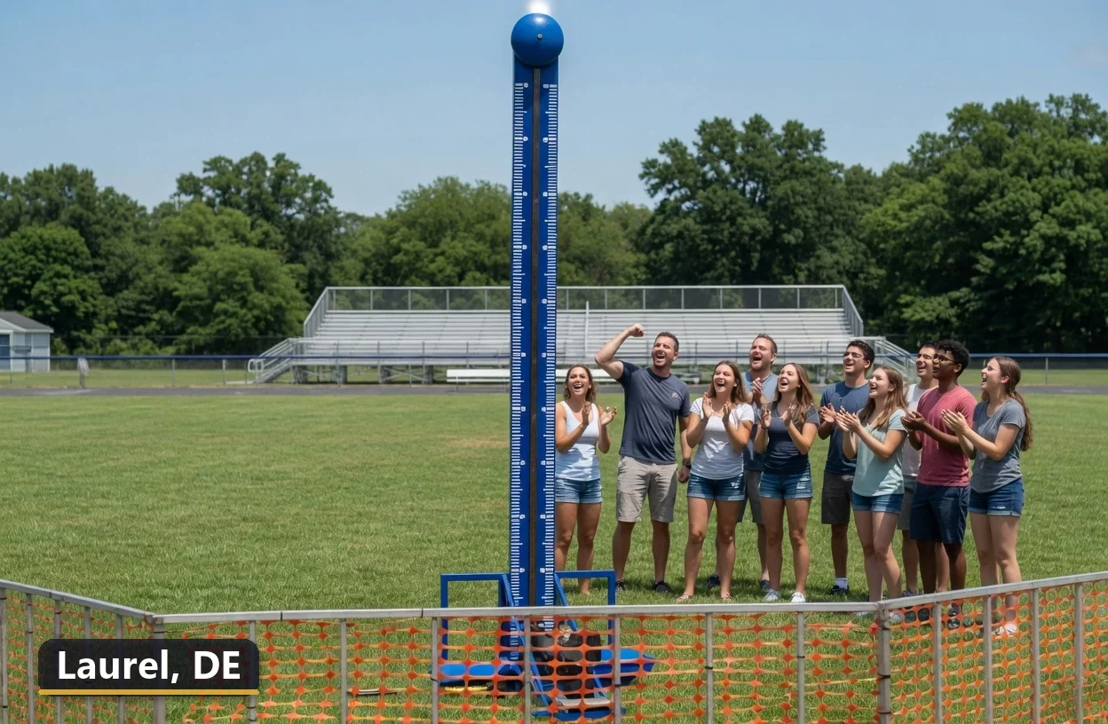 High striker carnival game rental in Laurel, Delaware for field days, parties and events