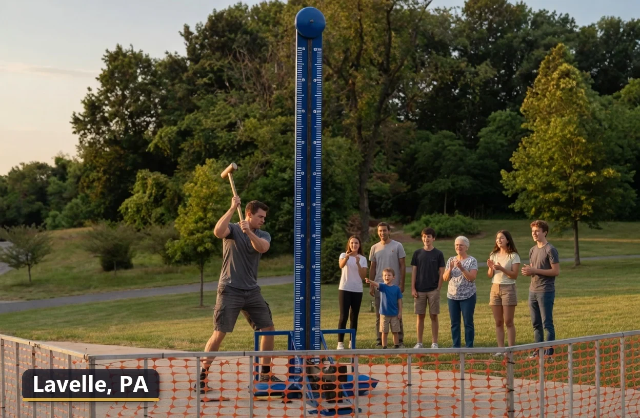High striker carnival game rental in Lavelle, Pennsylvania for field days, parties and events