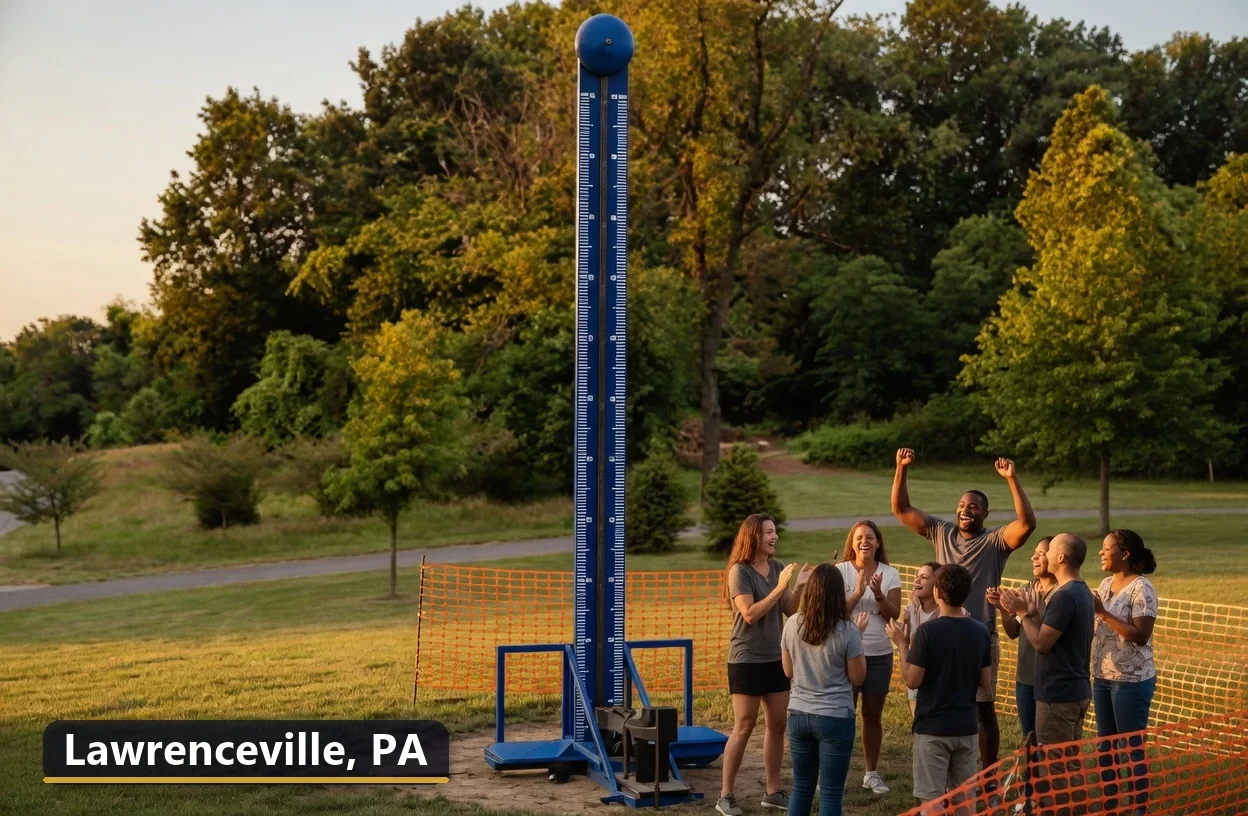 High striker carnival game rental in Lawrenceville, Pennsylvania for field days, parties and events