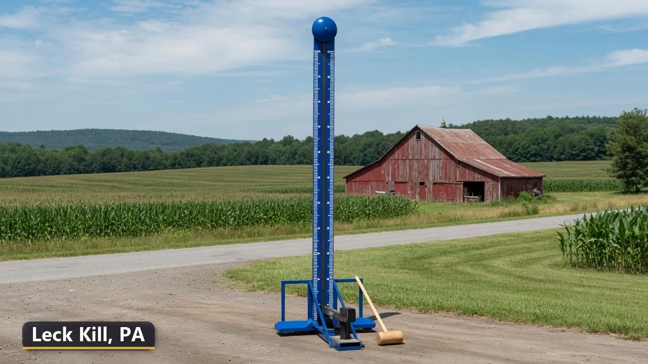 High striker carnival game rental in Leck Kill, Pennsylvania for field days, parties and events