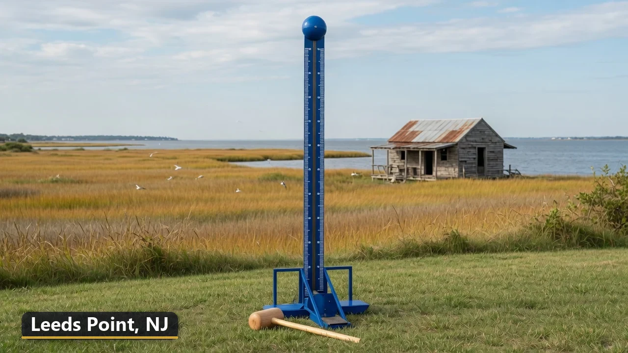 High striker carnival game rental in Leeds Point, New Jersey for field days, parties and events