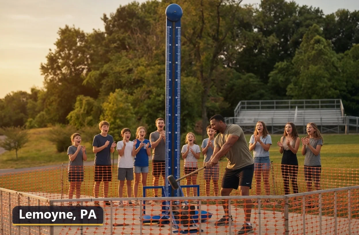 High striker carnival game rental in Lemoyne, Pennsylvania for field days, parties and events