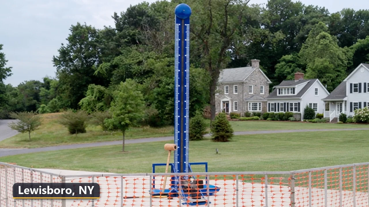 High striker carnival game rental in Lewisboro, New York for field days, parties and events