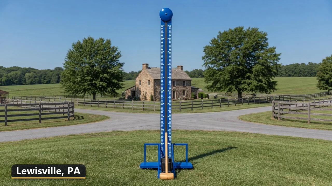 High striker carnival game rental in Lewisville, Pennsylvania for field days, parties and events