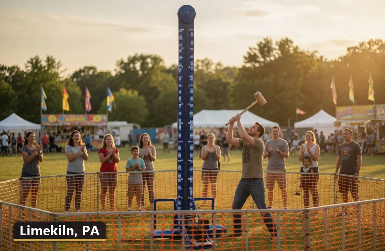 High striker carnival game rental in Limekiln, Pennsylvania for field days, parties and events