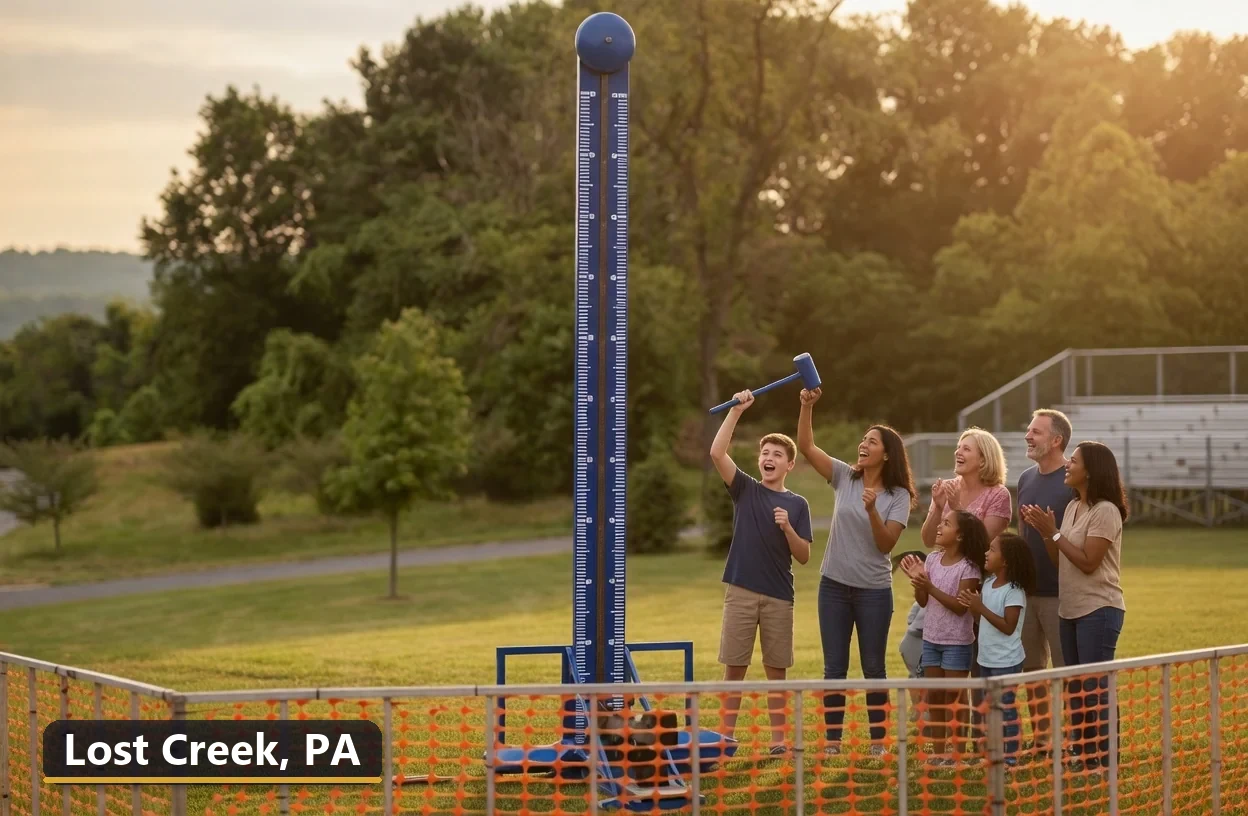 High striker carnival game rental in Lost Creek, Pennsylvania for field days, parties and events