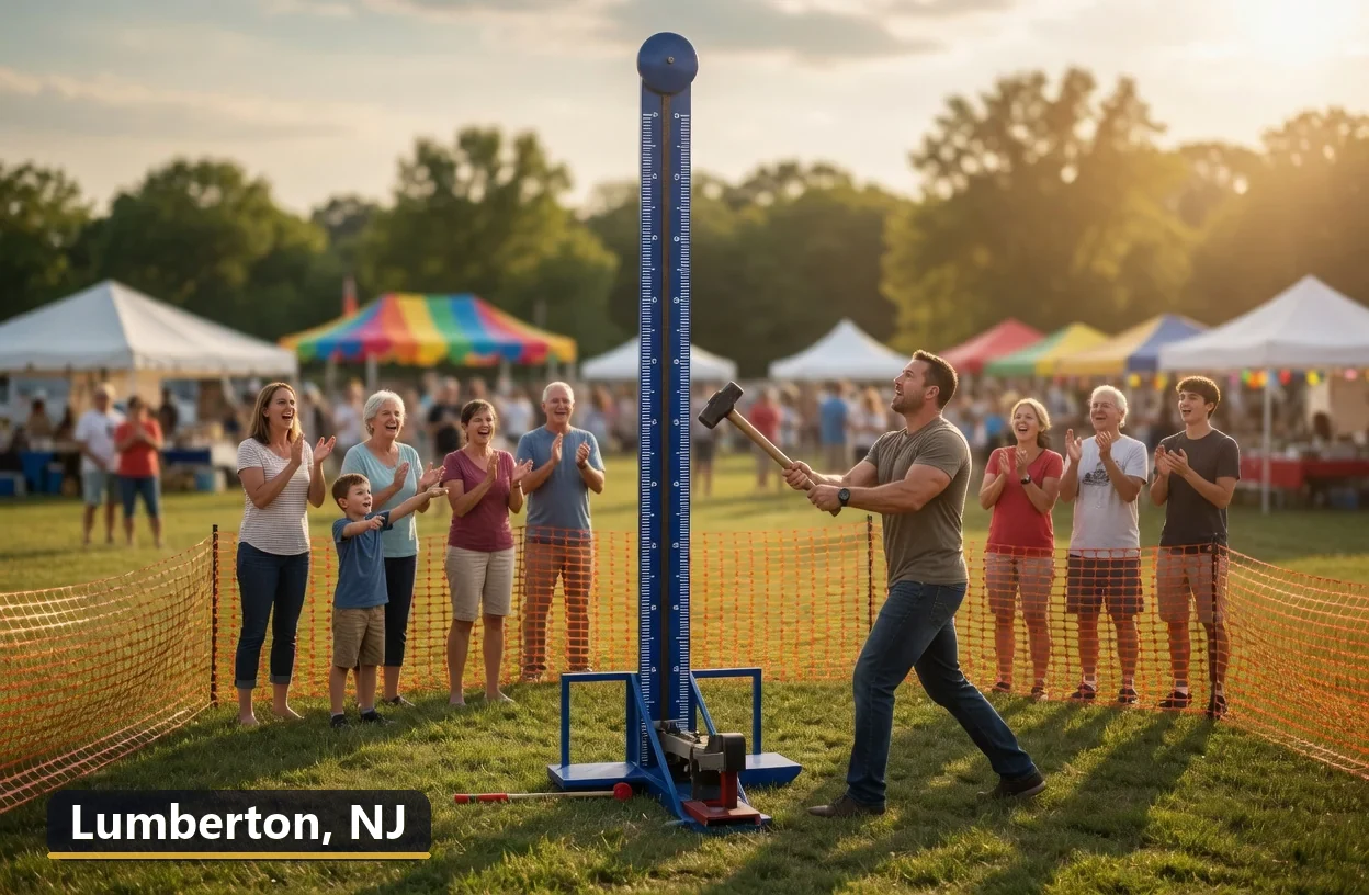 High striker carnival game rental in Lumberton, New Jersey for field days, parties and events