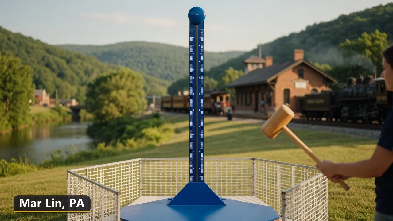 High striker carnival game rental in Mar Lin, Pennsylvania for field days, parties and events