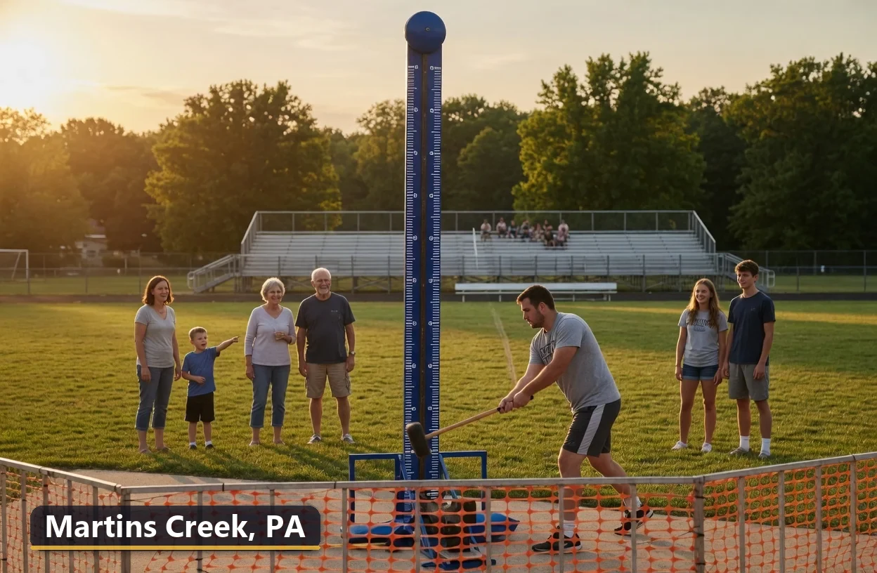 High striker carnival game rental in Martins Creek, Pennsylvania for field days, parties and events