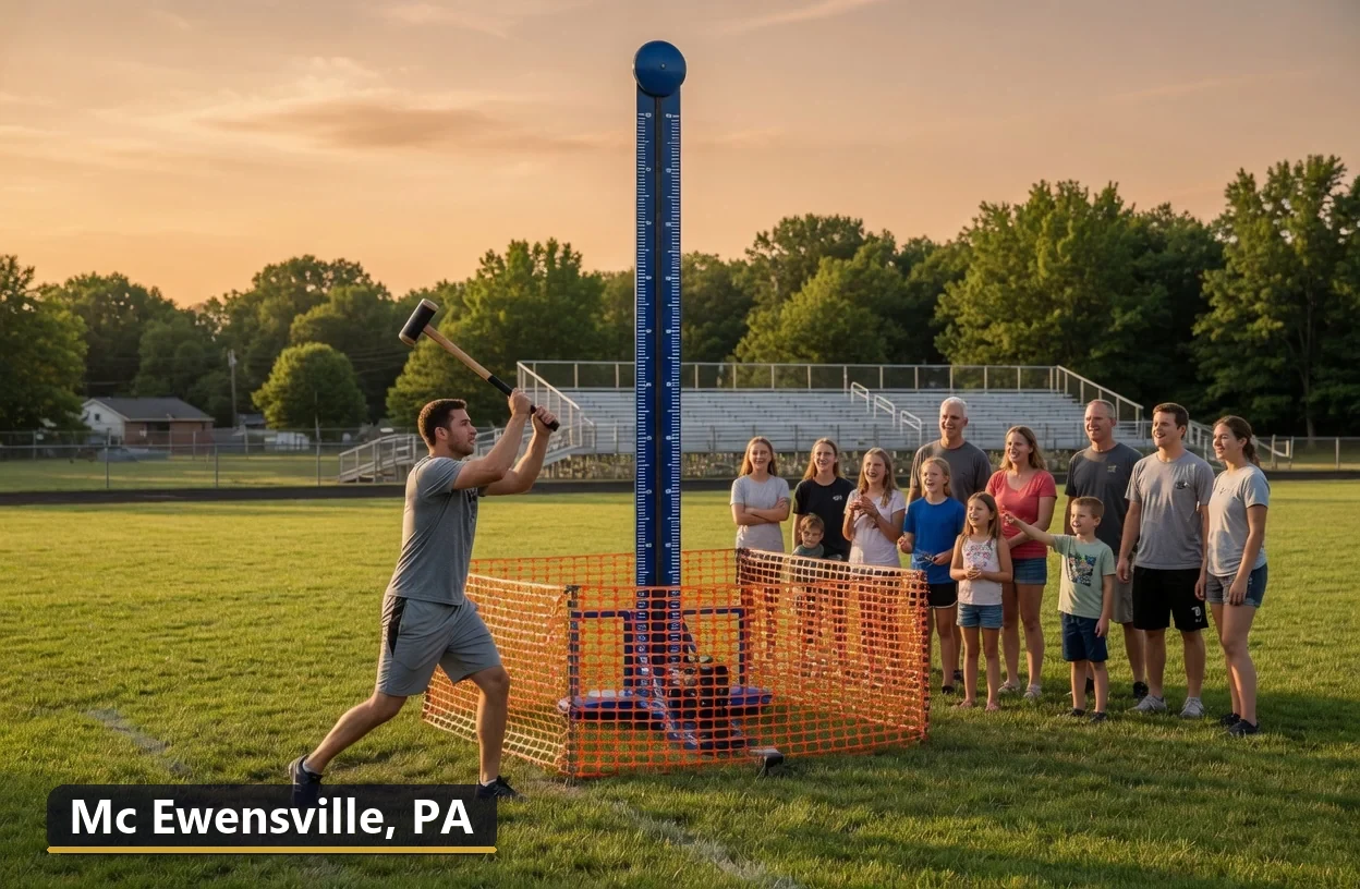 High striker carnival game rental in Mc Ewensville, Pennsylvania for field days, parties and events