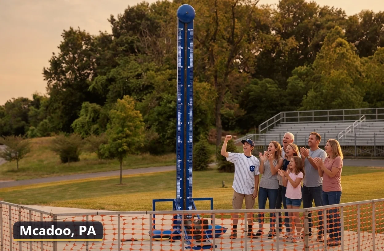 High striker carnival game rental in Mcadoo, Pennsylvania for field days, parties and events