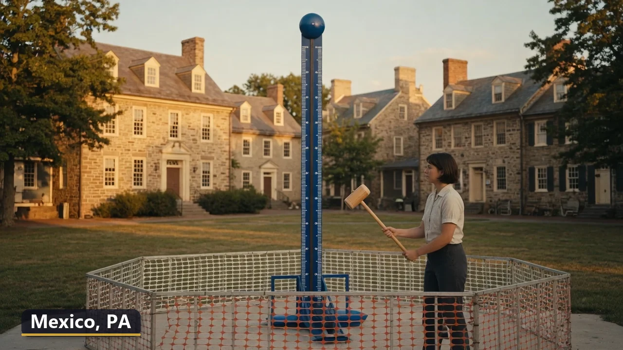 High striker carnival game rental in Mexico, Pennsylvania for field days, parties and events