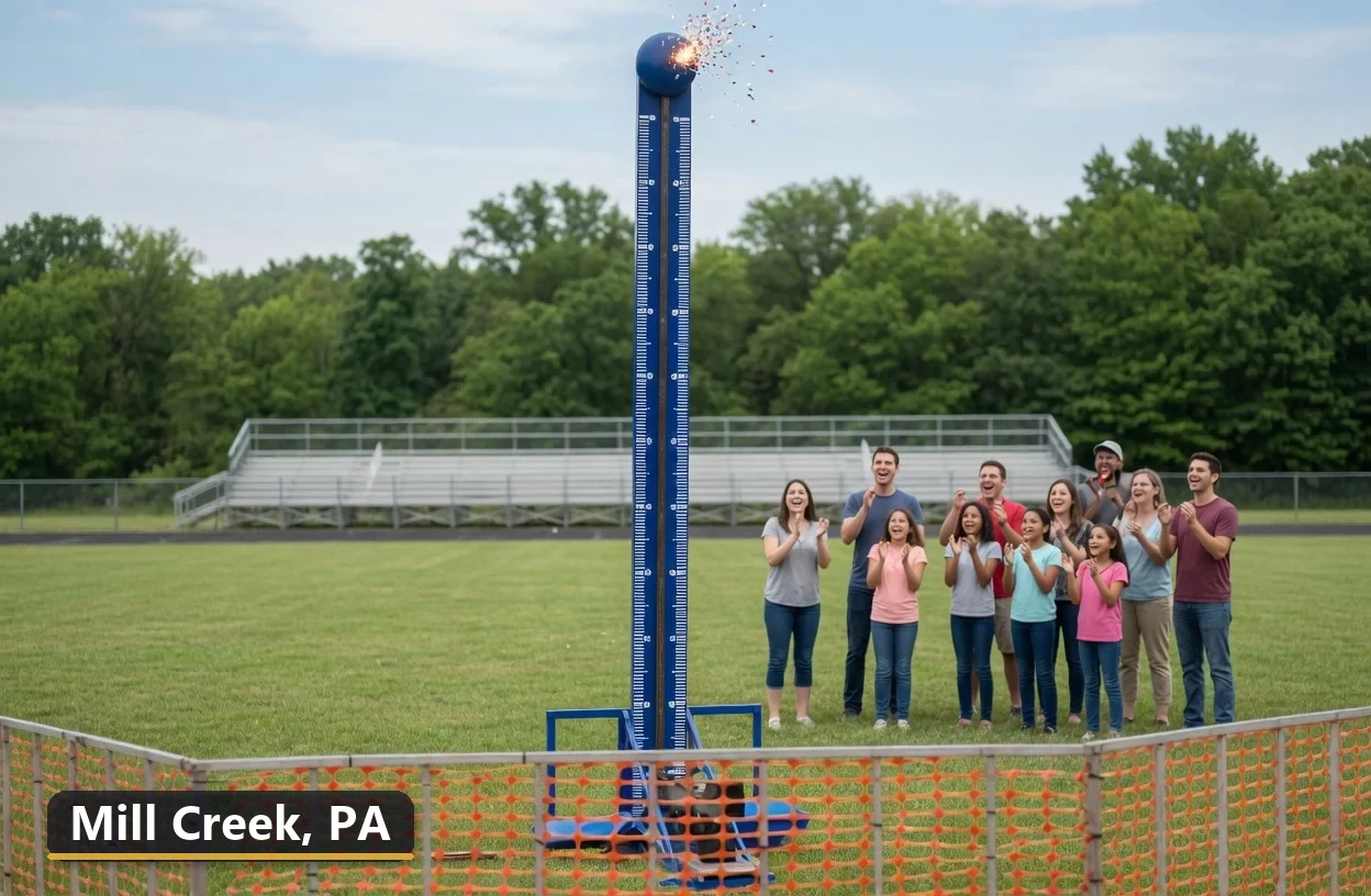 High striker carnival game rental in Mill Creek, Pennsylvania for field days, parties and events