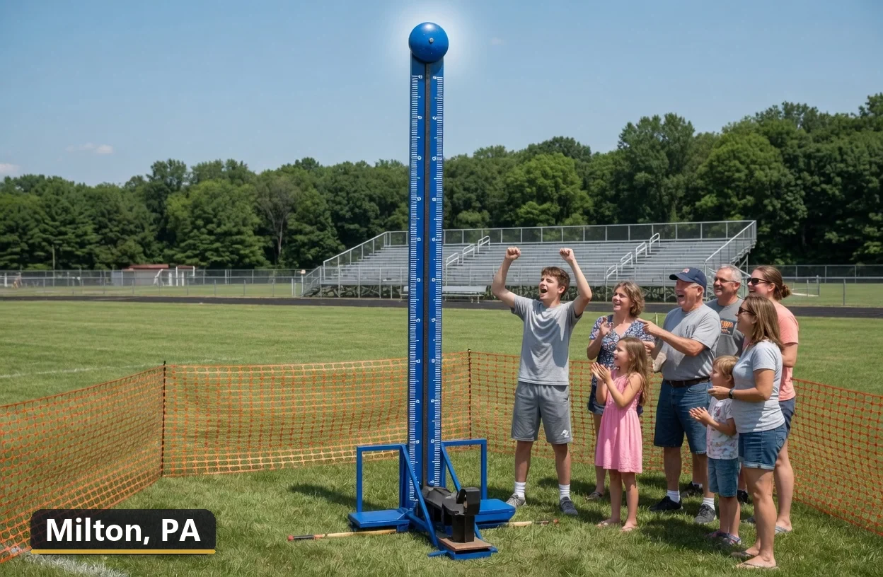 High striker carnival game rental in Milton, Pennsylvania for field days, parties and events