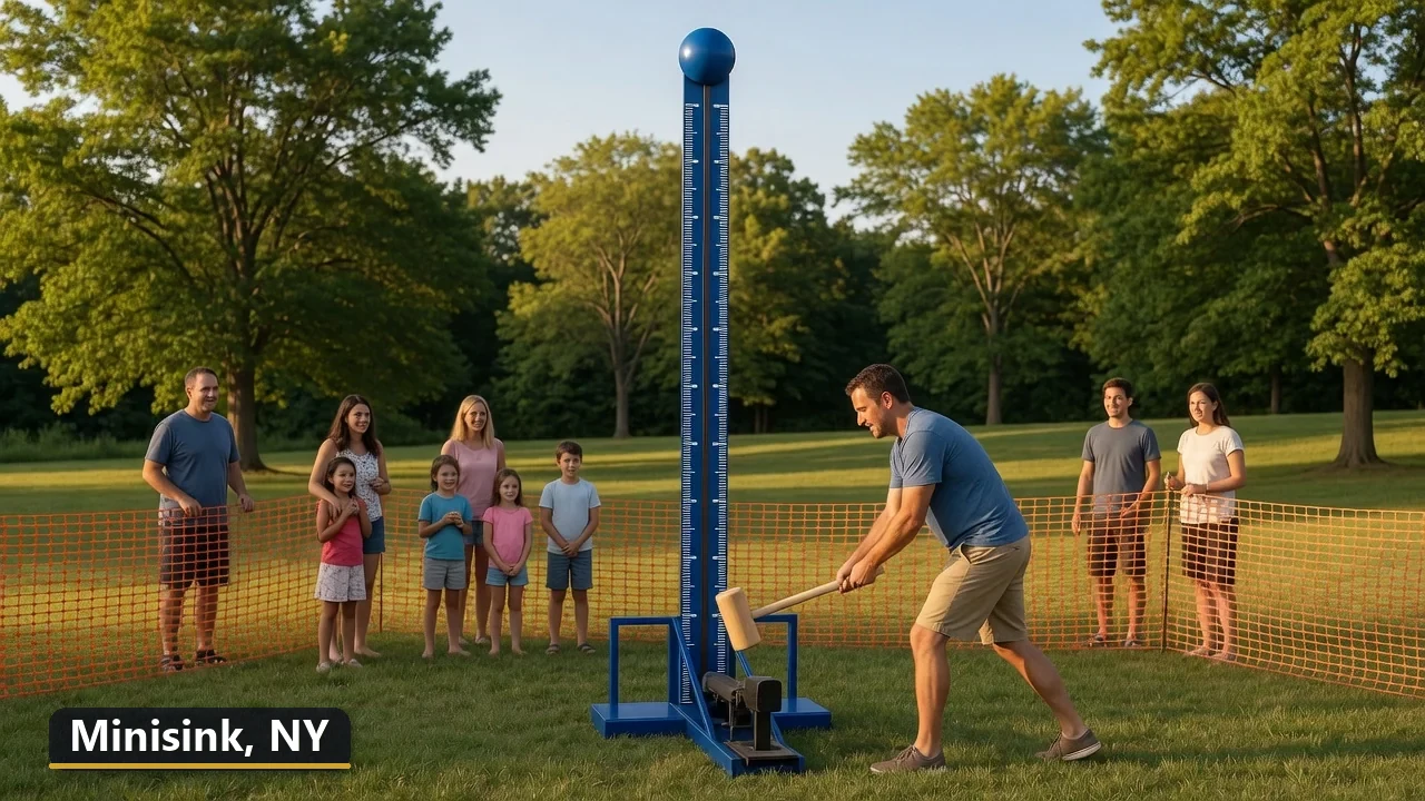 High striker carnival game rental in Minisink, New York for field days, parties and events
