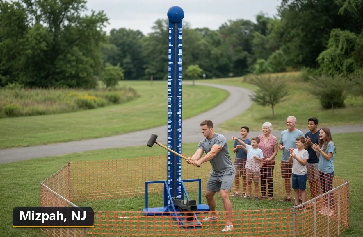 High striker carnival game rental in Mizpah, New Jersey for field days, parties and events