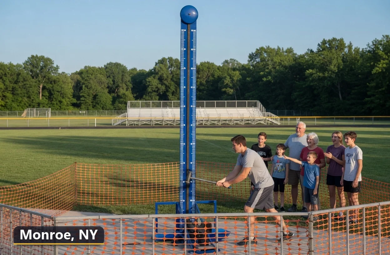 High striker carnival game rental in Monroe, New York for field days, parties and events