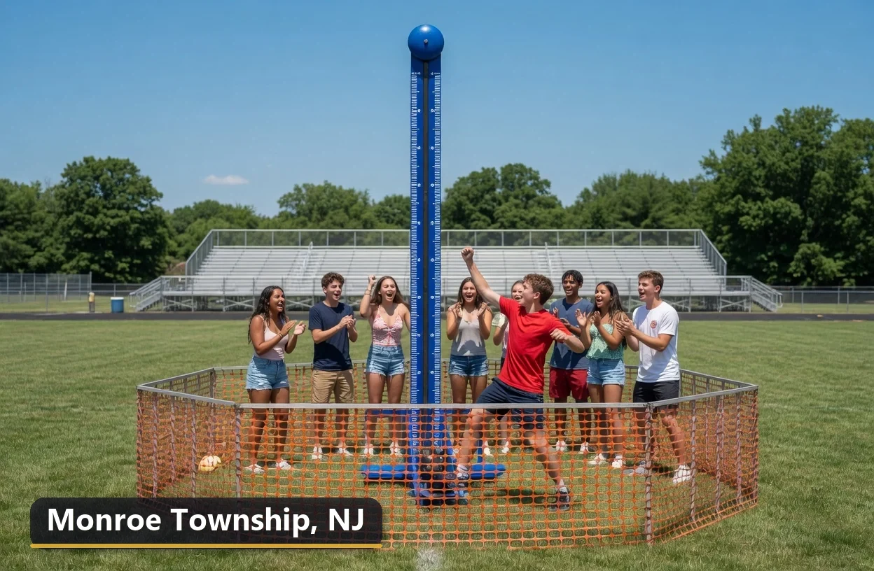 High striker carnival game rental in Monroe Township, New Jersey for field days, parties and events