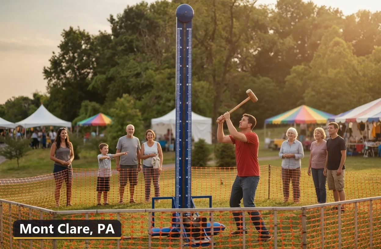 High striker carnival game rental in Mont Clare, Pennsylvania for field days, parties and events