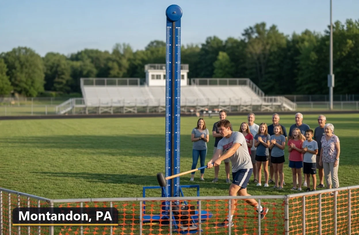 High striker carnival game rental in Montandon, Pennsylvania for field days, parties and events