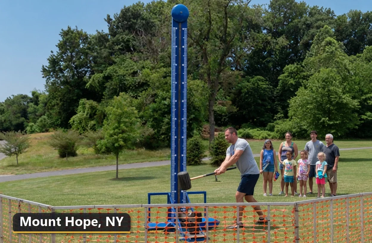 High striker carnival game rental in Mount Hope, New York for field days, parties and events