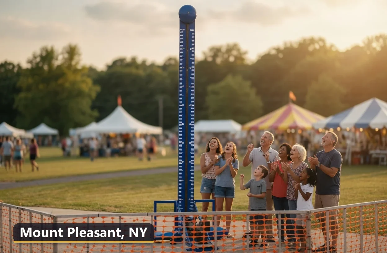 High striker carnival game rental in Mount Pleasant, New York for field days, parties and events