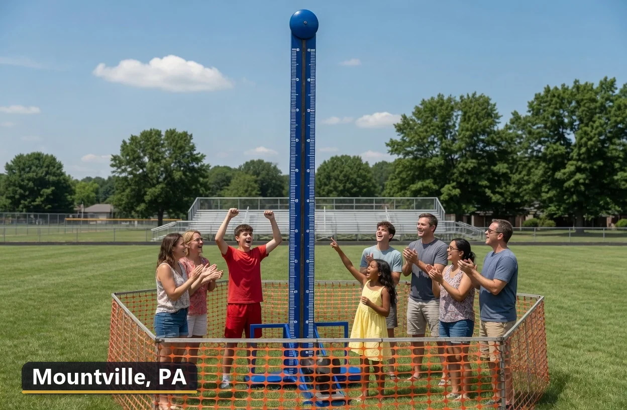 High striker carnival game rental in Mountville, Pennsylvania for field days, parties and events