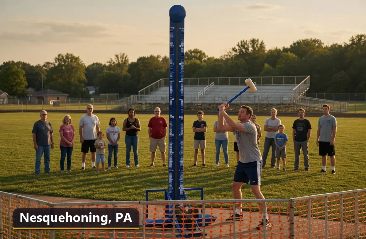 High striker carnival game rental in Nesquehoning, Pennsylvania for field days, parties and events