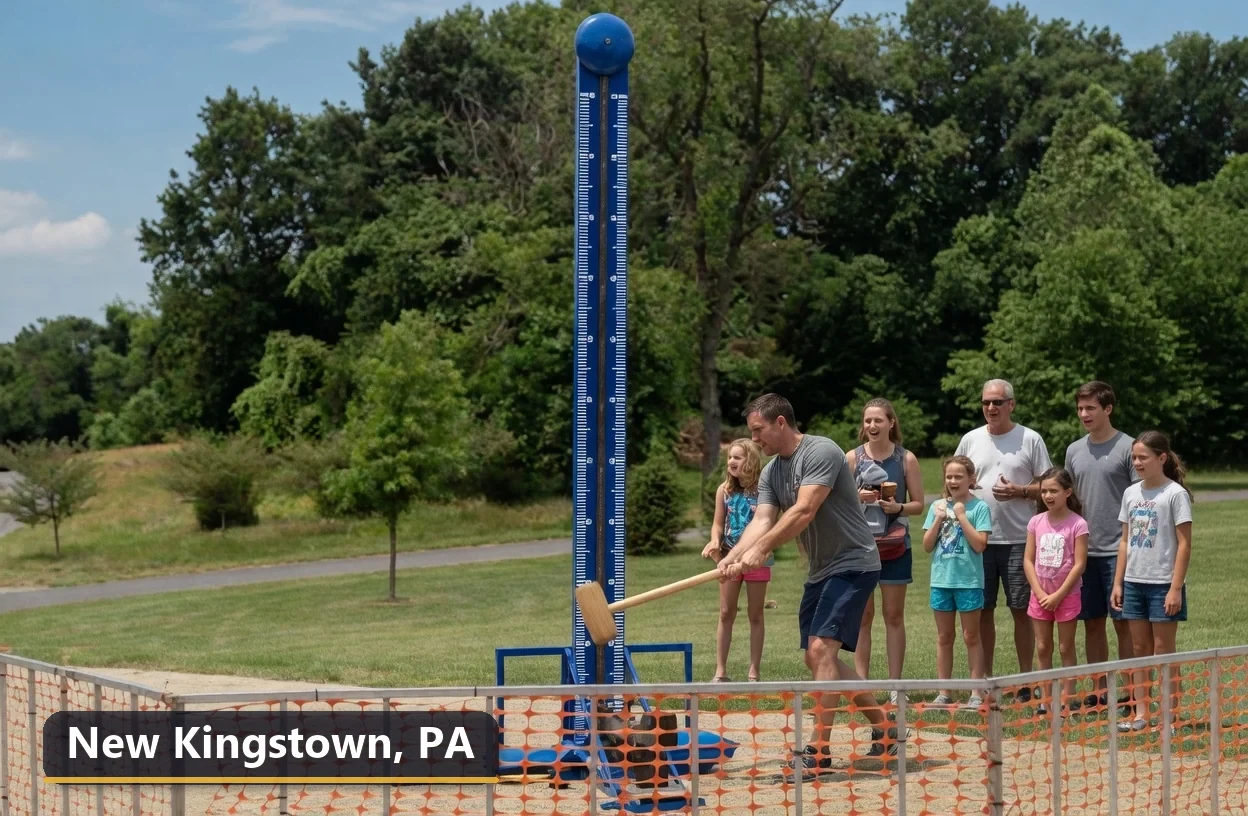 High striker carnival game rental in New Kingstown, Pennsylvania for field days, parties and events